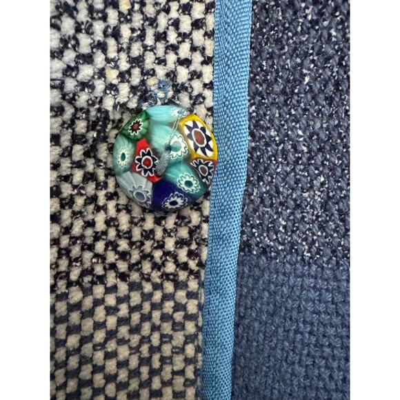 ALLURE Women’s Size Medium Jacket Patchwork Button Front Art To Wear - Picture 4 of 10